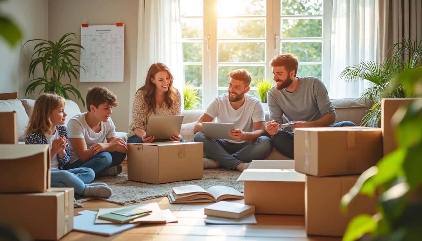 Illustration: Préparer et planifier chaque étape pour un déménagement réussi