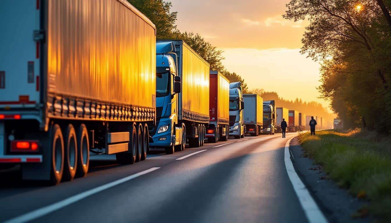 Illustration: Pourquoi le transport routier des marchandises occupe une place centrale dans la logistique moderne