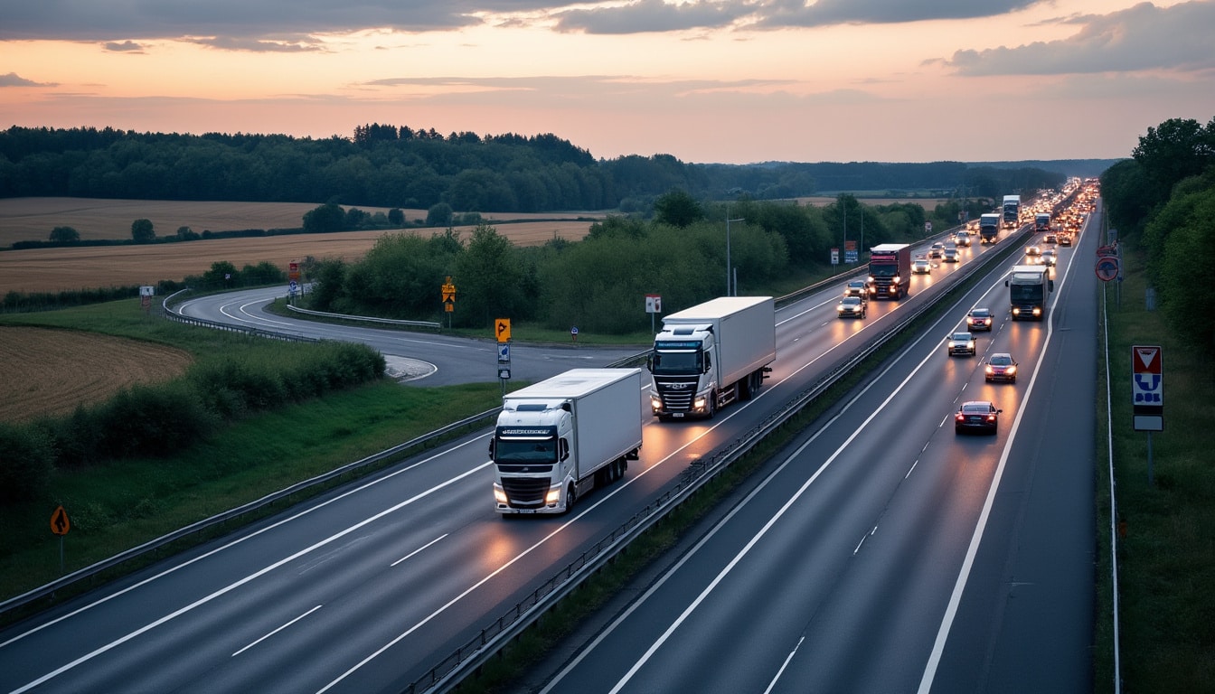Illustration: Plongée dans le secteur du transport routier en France : chiffres et rôle majeur
