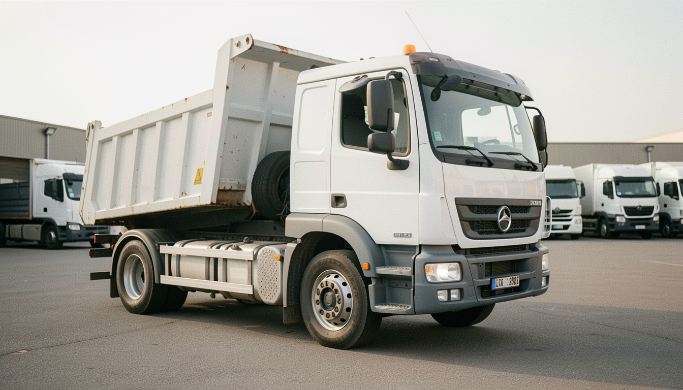 Choisir un camion benne d’occasion de 3,5 tonnes