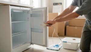 Quand débrancher son frigo avant un déménagement ?