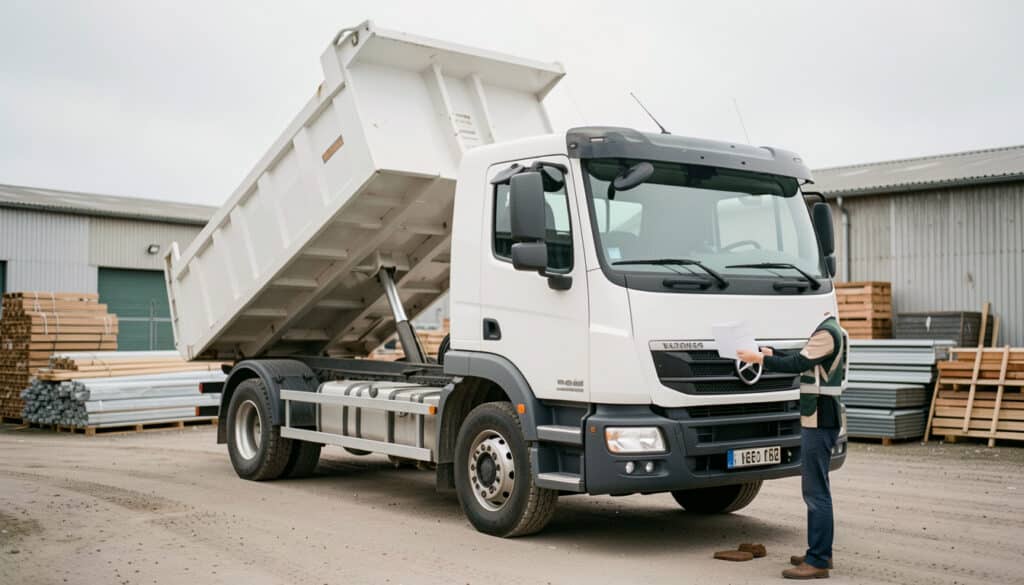 Location d’un camion benne de 3,5 t sans se tromper
