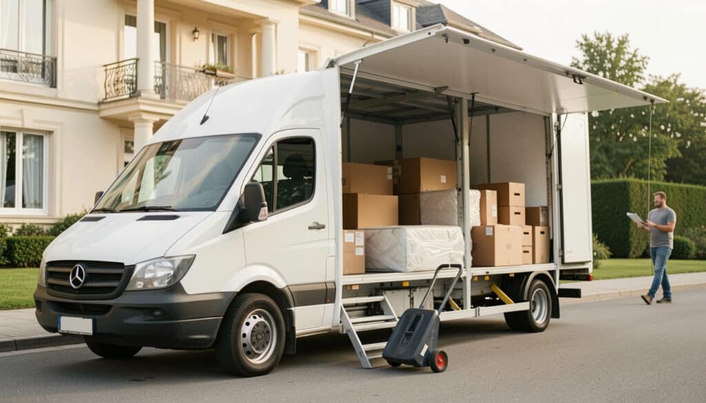Utilitaire 20 m³ avec hayon pour déménager sans effort