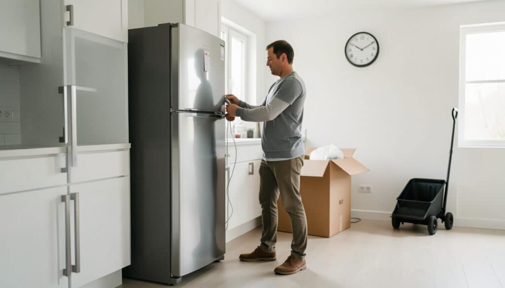 Quand rebrancher un frigo après transport ou déménagement